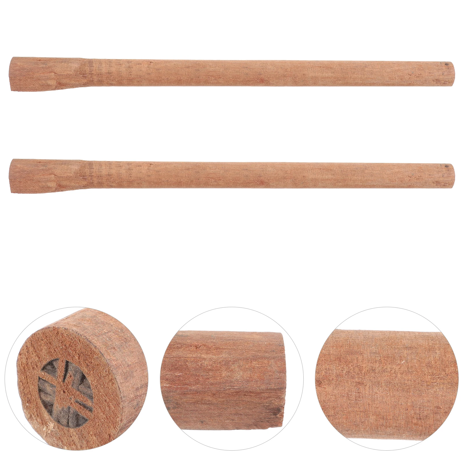 

2pcs Axe Handle Replacement Wood Hatchet Handles for Camp Axe Durable Comfortable Anti Skid Suitable Size Outdoor Work
