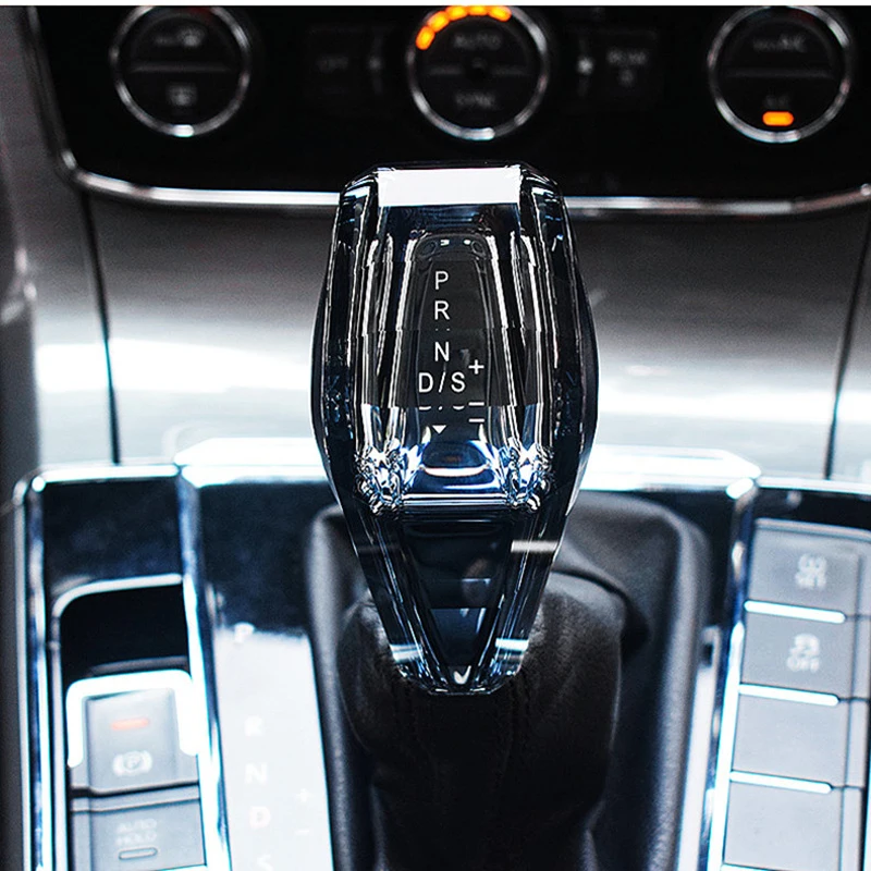 7Color Electronic gear crystal Shift Handle For VW Golf Mk6 Mk7 Passat B7 B8 Tiguan MK2 Jetta DSG automatic Brand New gear shift