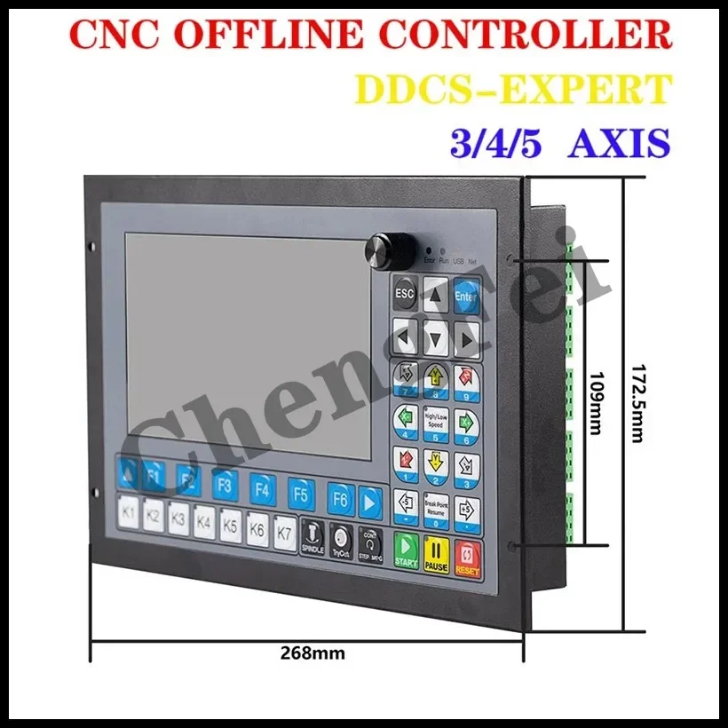 DDCS EXPERT/M350 3/4/5-axis CNC offline controller Z-axis 3D probe supports closed-loop stepping/ATC, replacing DDCSV 3.1