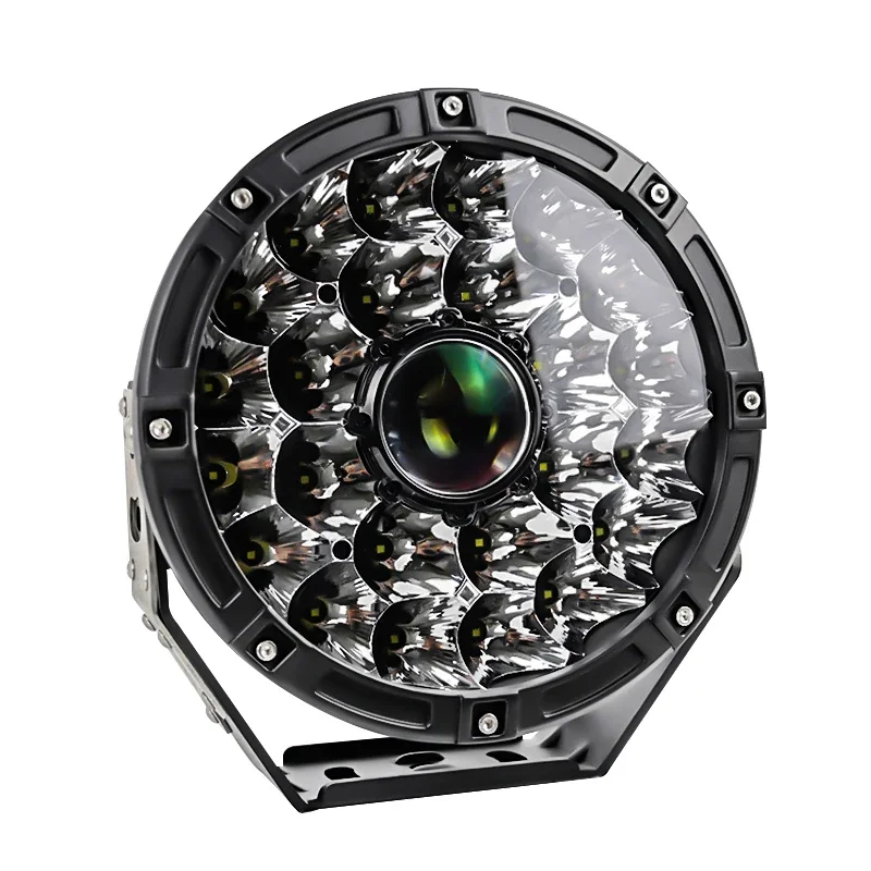 2021 newest  round 8.5 inch 120w off road driving laser led work light for car truck 4x4 boat