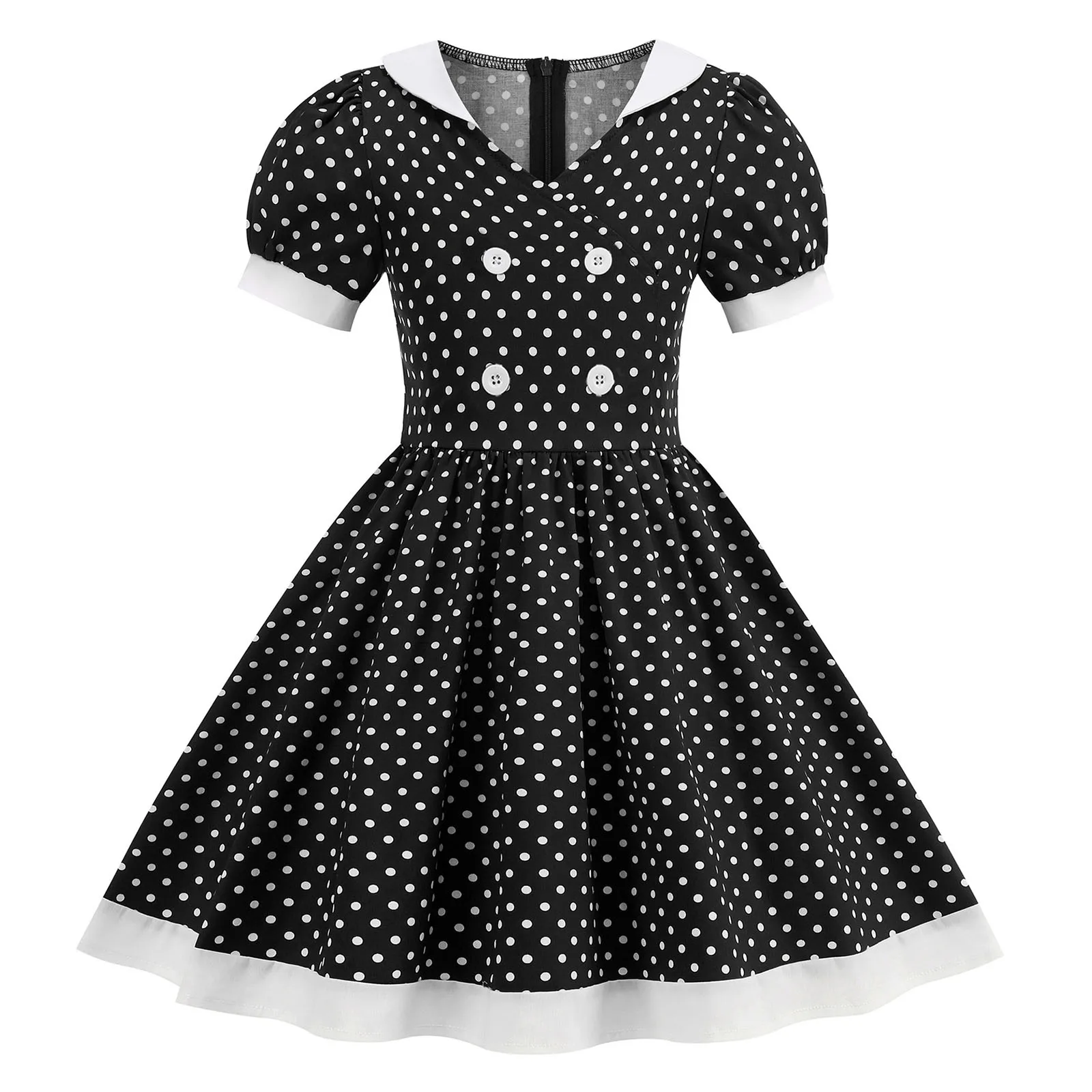 1950s style dresses Vintage Floral Greta Dress under bust waist band and then the full circular skirts creates the ultimate 1950s hourglass silhouette (with minimum effort) ODIZLI 50s Style Dresses for