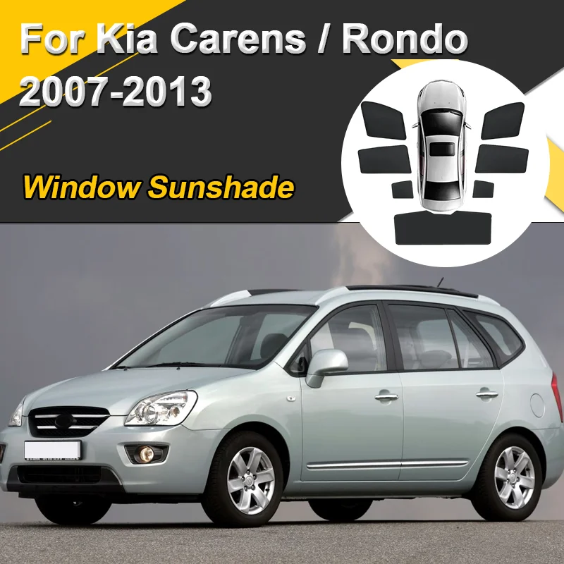 

Car Sun Shades For Kia Carens Rondo7 MK2 Naza Citra 2 UN Rondo 2007-2013 Sunshades Mesh Heat insulation Visor Auto Accessories