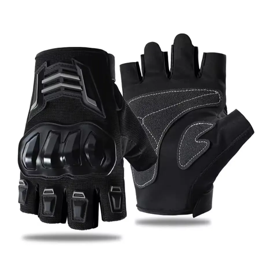 Half Finger Men's Gloves Outdoor F Protective Gloves Sports Wear Resistant Motorcycle Bicycle Gloves