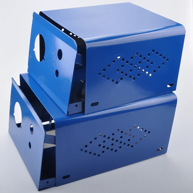 3KW hollow heat dissipation blue empty box protection generator distribution box small watch box accessories distribution cabine