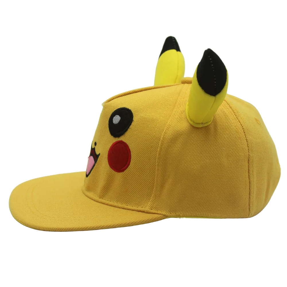 Miniso Pikachu Cappello Anime Pokemon Orecchie Berretto da baseball genitore-figlio Berretto da baseball Pokémon carino