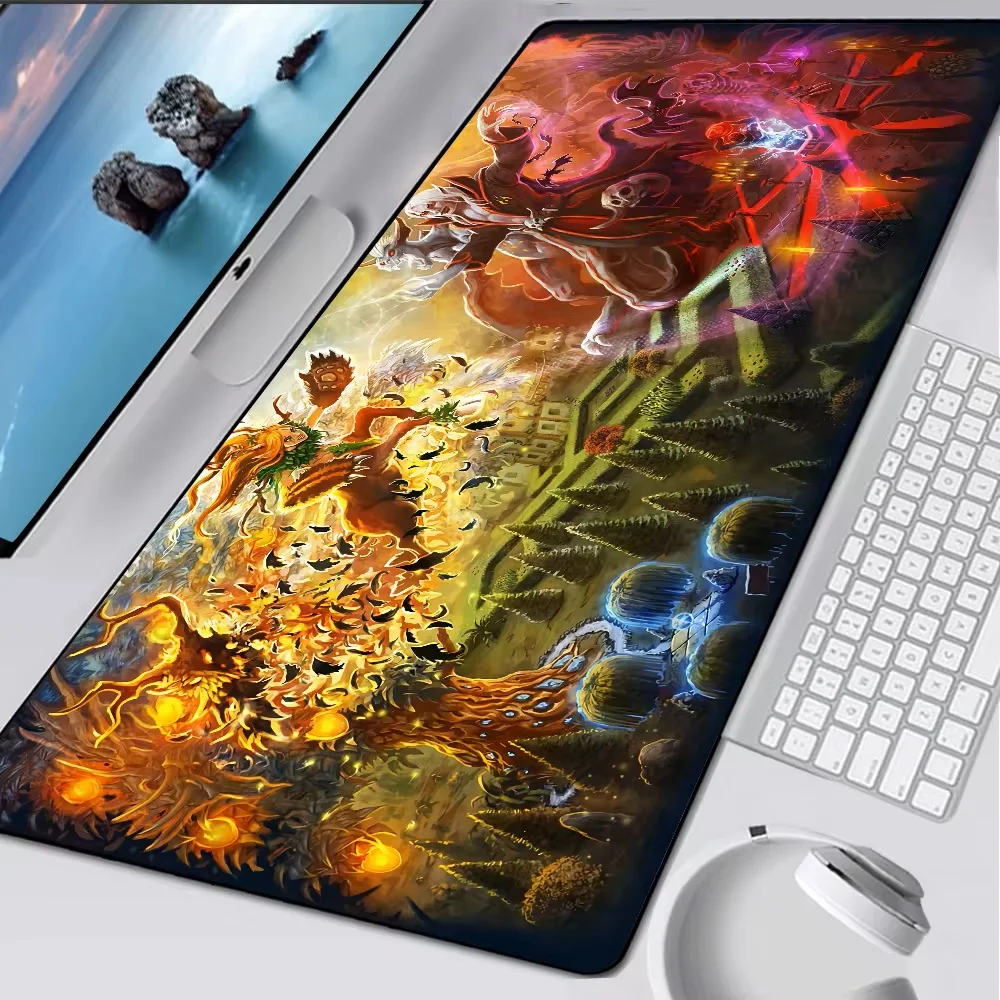 Tibia Large Gaming Mouse Pad Computer Mousepad PC Gamer Mouse Mat Laptop Mausepad Silicone Mouse Carpet Keyboard Mat Desk Pad