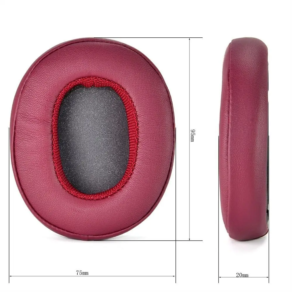 Almohadillas de cuero proteico para los oídos, repuesto de esponja, almohadillas para los oídos, orejeras para Skullcandy Crusher inalámbrico/Crusher ANC/Hesh3