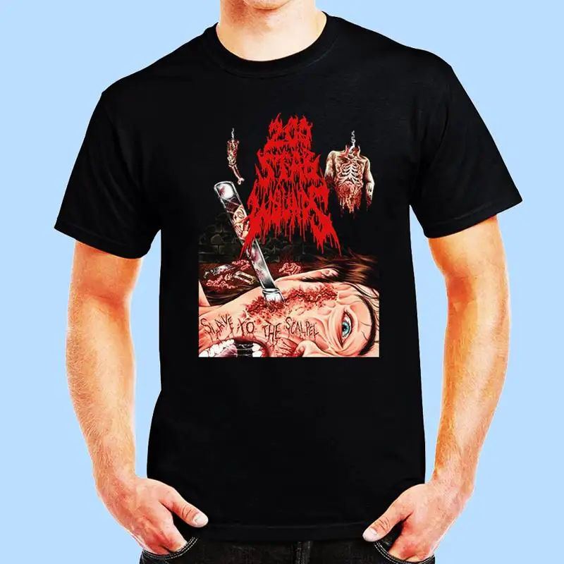 200 STAB WOUNDS Slave To The Scalpel Mens T Shirt Black Size S 5XL