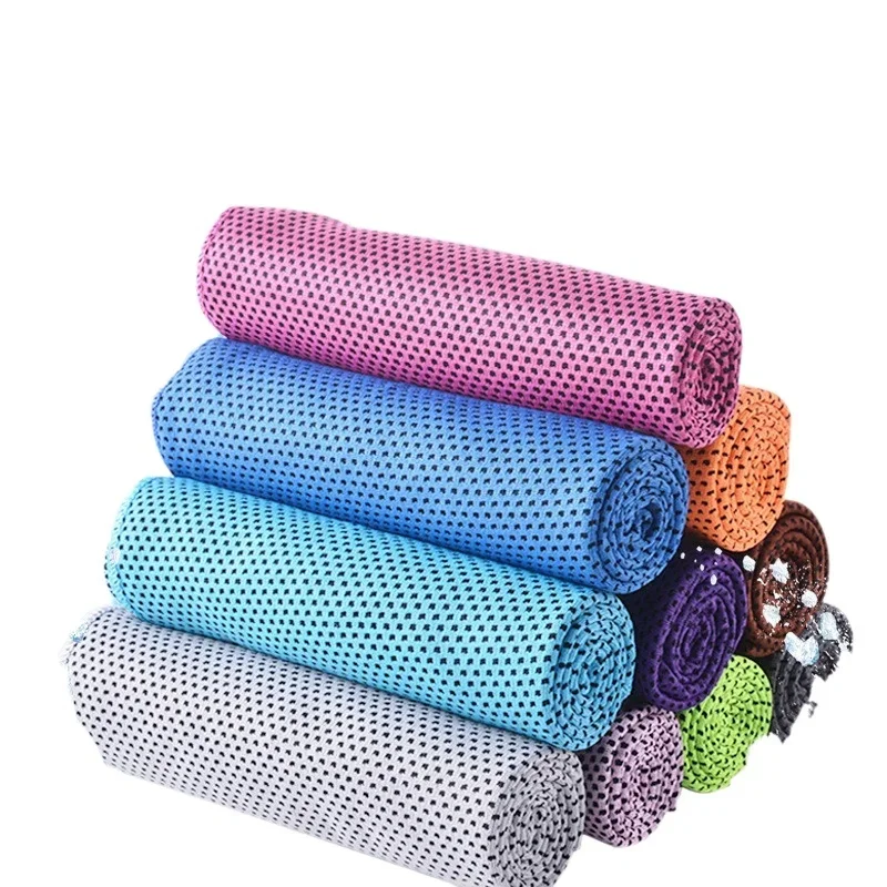 AliExpress NONE Cooling Towel Instant Relief Microfiber Cool Towels Chilling Neck Wrap Ice Cold Rags for Sports Fitness Camping Cycling Hiking