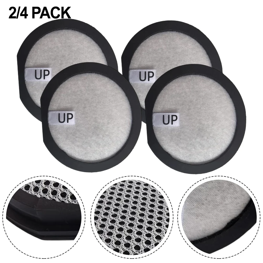 2/4 Pcs Motor Filter For Hoover S132 Motor Pre-filter For Hoover H-Free 500 Models, Compatible With HF522UPT And HF522BH.