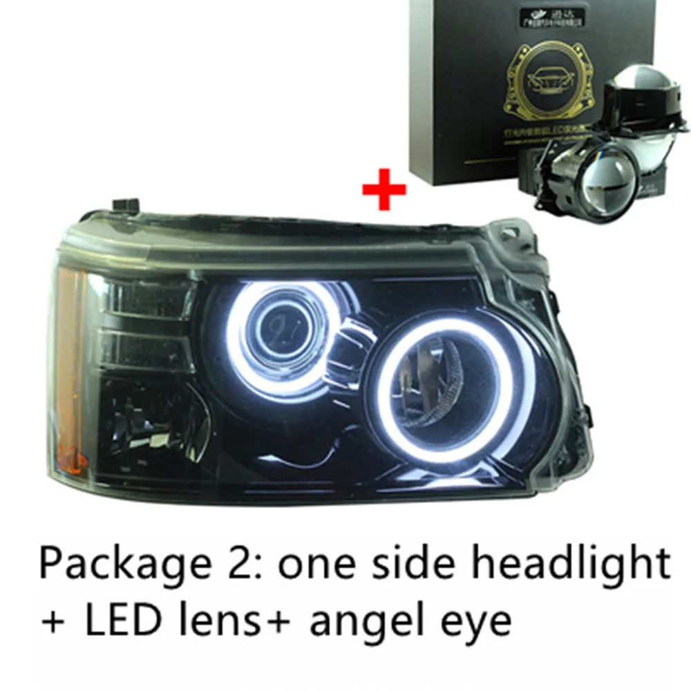 Auto led headlamps lamp front lights fit for Land Range Rover Evoquecar Sport 02-21 Tundra 10-19 Angel Eyes headlights assembly