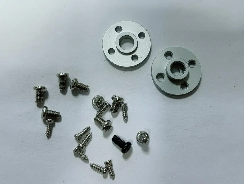 25T aluminium alloy CNC Metal disc circular rocker dula arm parts with screw for OCSERUO OCServo ROBS-181 servo replacement