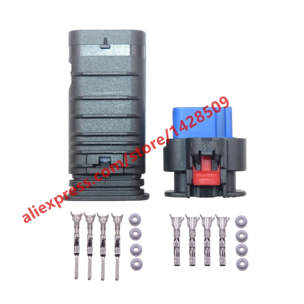 1 مجموعة 4 دبوس كابل كهربائي المقبس 1-2203773-1 1-2296696-1 قطع غيار السيارات موصل مقاوم للمياه