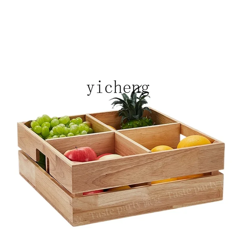 

Solid Wood Bread Frame Buffet Breakfast Table Bread Cutting Plate Toast Display Stand Fruit Basket