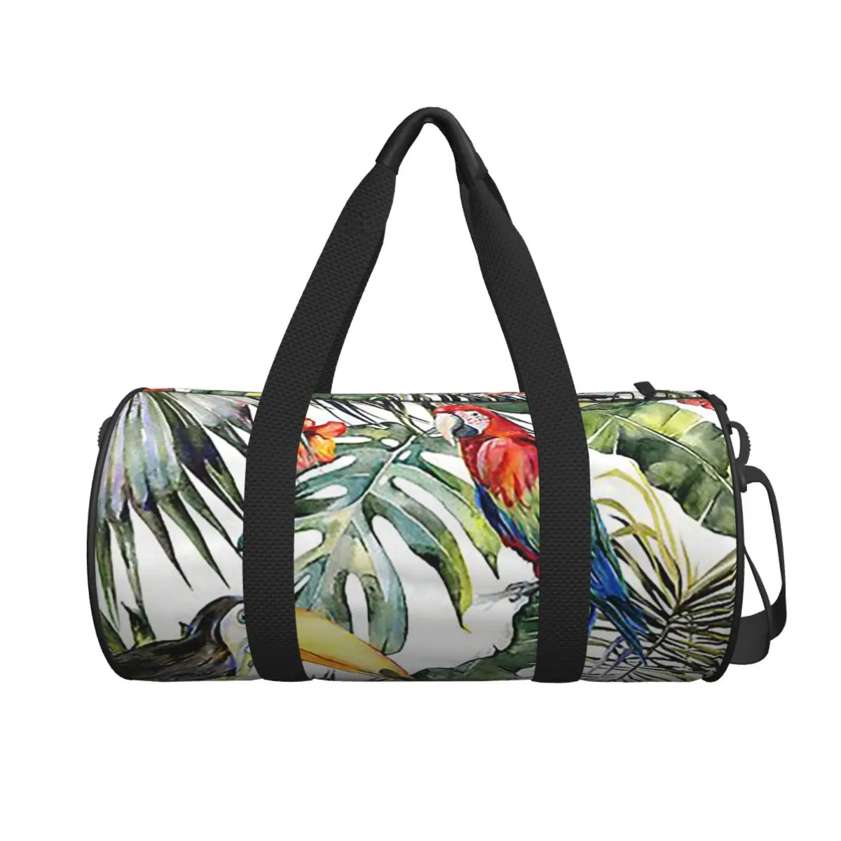 

Большая спортивная сумка с тропическими джунглями, водонепроницаемая дорожная сумка, сумки для фитнеса
