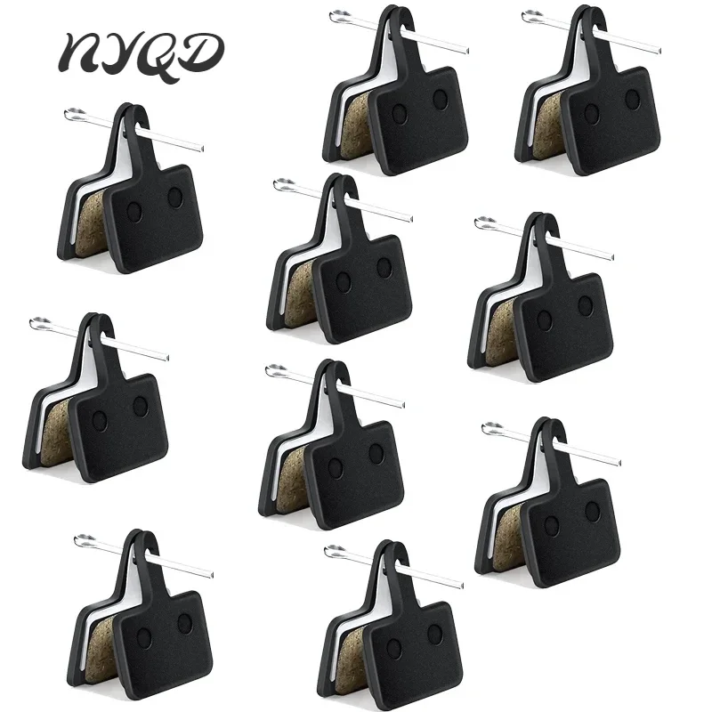 10 Pairs Resin Bike Bicycle Disc Brake Pads for Shimano Deore Br-M575 M525 M515 T615 T675 M505 M495 M486 M485 M475 M465 MT200