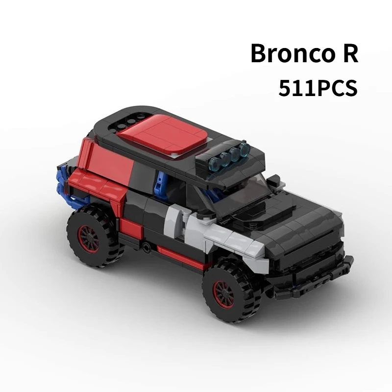 

511PCS Technical Bronco R Rally Car Building Blocks MOC Off-Road Vehicle Construction Bricks Toy The Perfect Gift For Boy