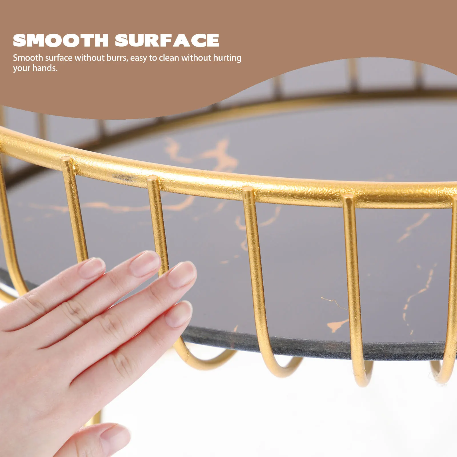 

Premium Metal Hollow Bowl Multi-Functional Fruit Vegetable Storage Basket Compact Design for Kitchen Home Use Decorative Serving