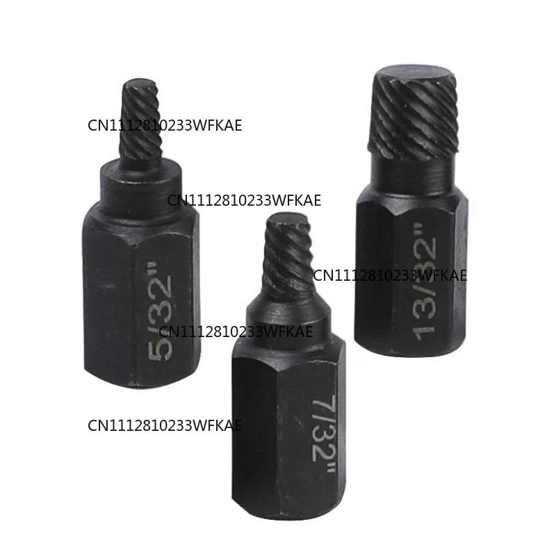 25PCS Heavy Duty Screw Bolt Extractor Set Multi Slot Broken Stripped Rusted Screw Remover Tool for Auto Repair Tool