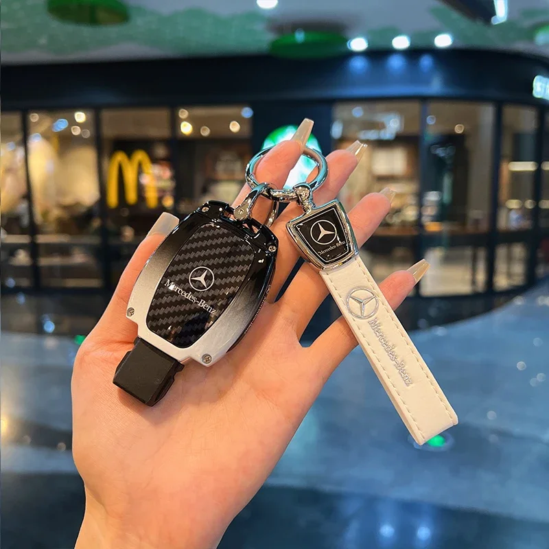 Car Alloy Key Case Key Bag Shell Key Chain Mercedes-Benz A C E G S V Class CLA CLS GLA GLC GLE GLK Vito Sprinter SL SLK Viano ML