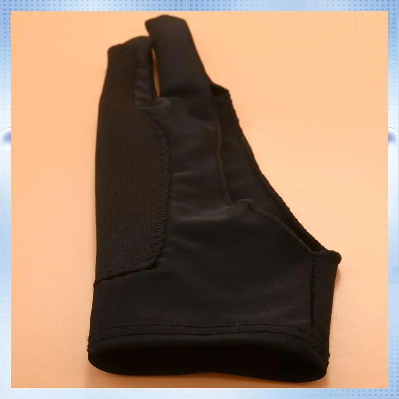 

ABRJ-5 Pack Artist Gloves For Tablet Digital Drawing Glove Two Fingers Thicken Palm Rejection Glove For Graphics Pad