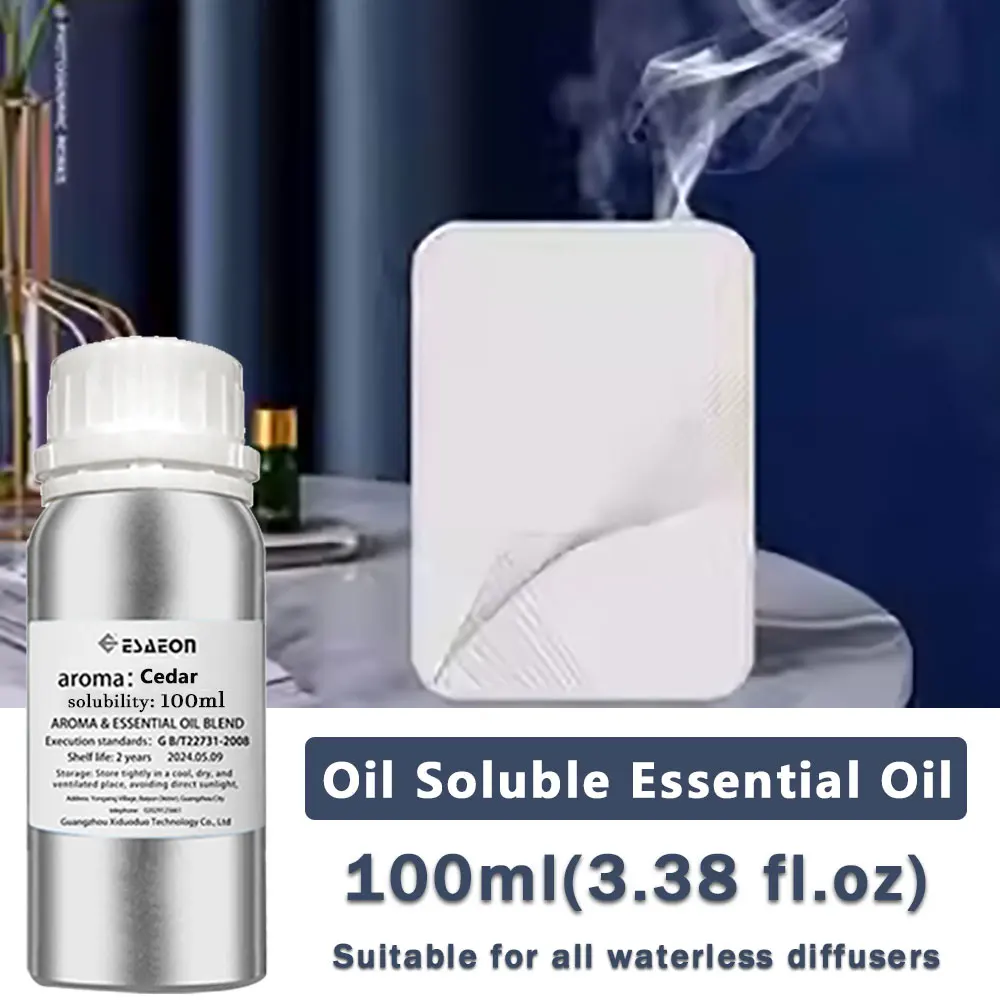 ESAEON Aceite Esencial de Cedro, Pera Inglesa y Fresia, 100 ml (3.38 fl.oz), Para Todos los Difusores sin Agua, Máquinas de Aroma, Aromaterapia con Varillas