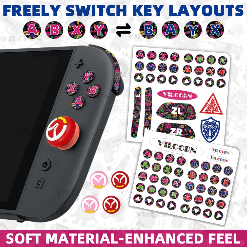 Anti-Slip Schutz Aufkleber Für Switch2 Gamepad Benutzerdefinierte Kreative Haut Abdeckung Staubdicht Für Switch2 Joycon Taste