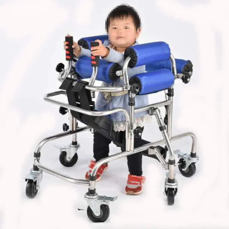 baby walker sit-to-stand learning walker kids three -in -one child aid stainless steel aid