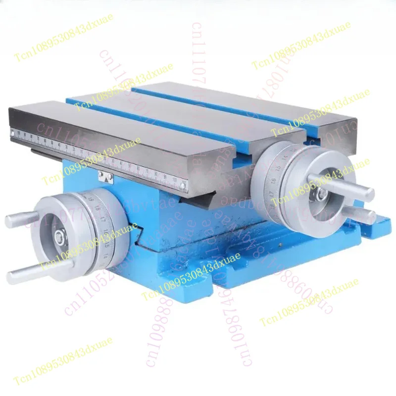 225*175mm Drilling Milling Machine Cross Slide Table Work Table XY with Ruler XY Travel 105x90mm