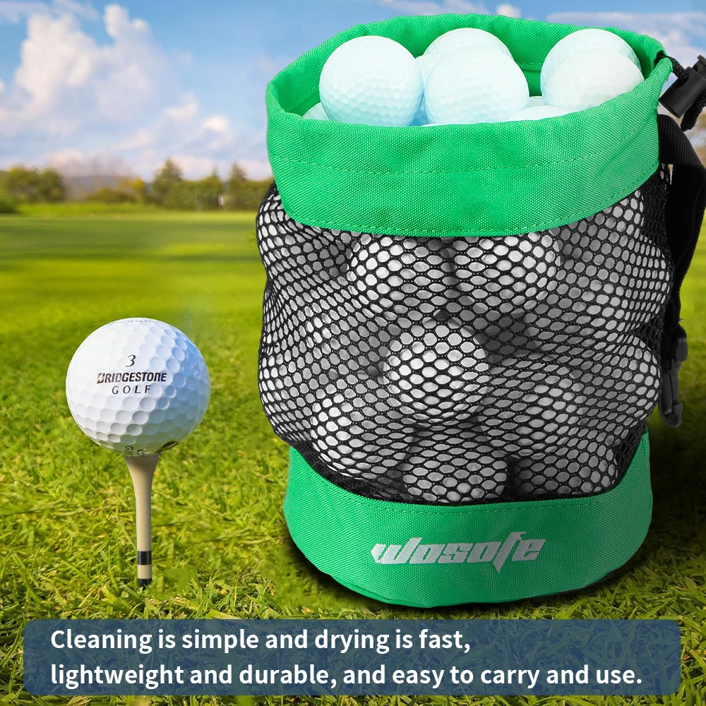 ナイロン製巾着メッシュゴルフバッグ ポータブルゴルフボール& - Golf Equipment Drawing のレビューと価格