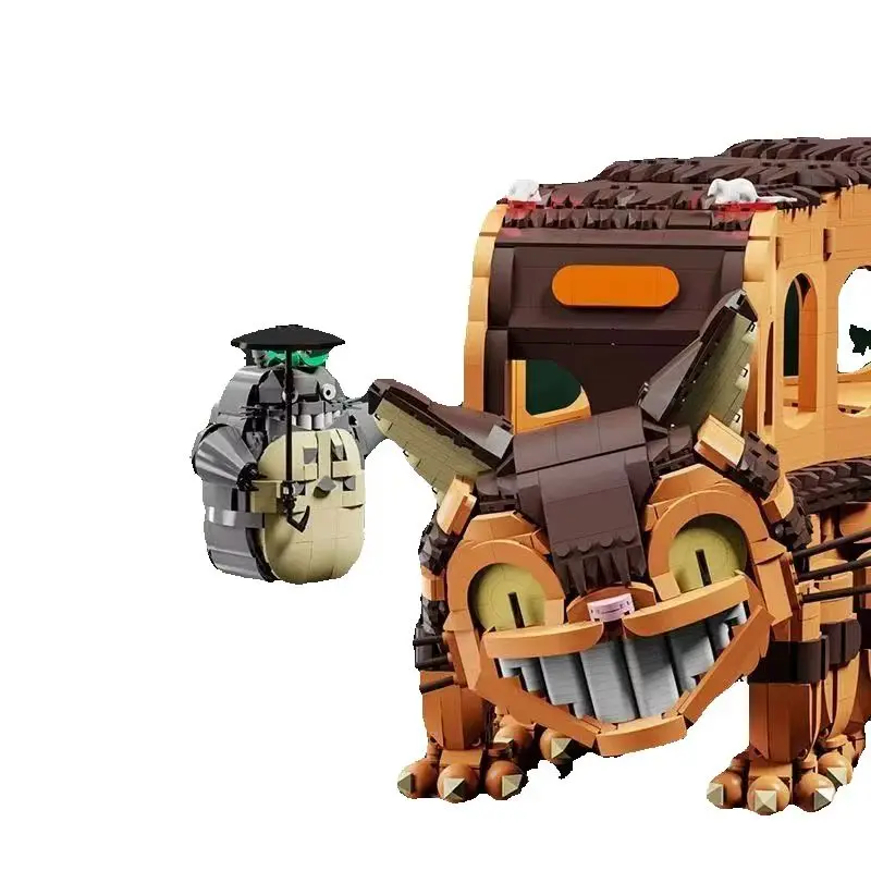 Exploring Animal Skeletons Similar to Cat Car Models and Building Block Toys, Suitable for Adult Manual Puzzle Activities