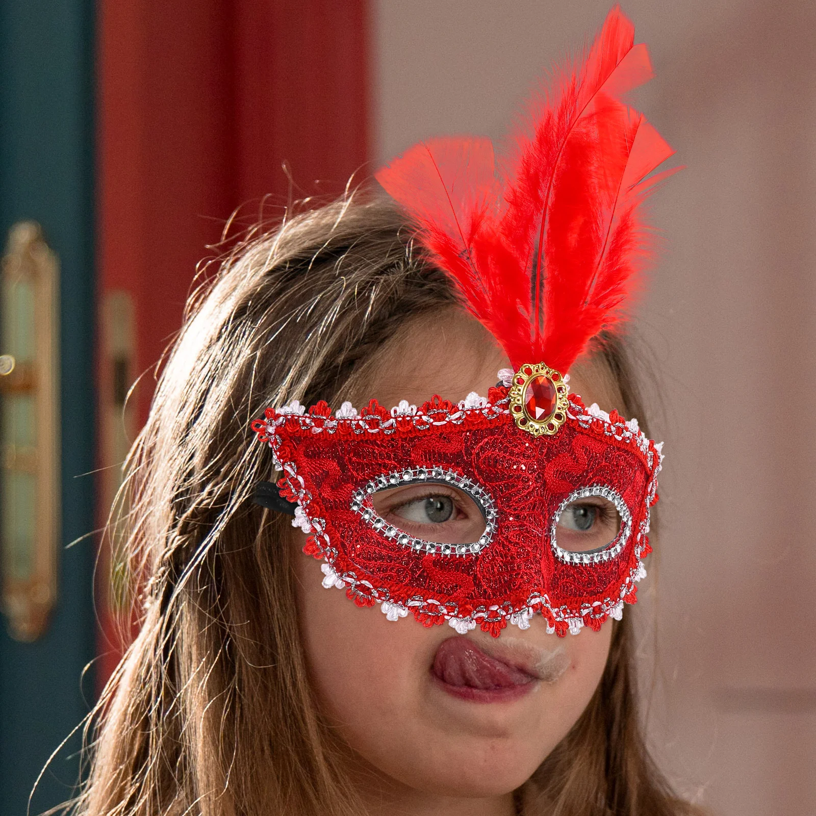 

12 Pcs Mask Attractive Carnival Masks Masquerade Women Vintage Creative Half Face Cosplay for Ball Fancy Dress