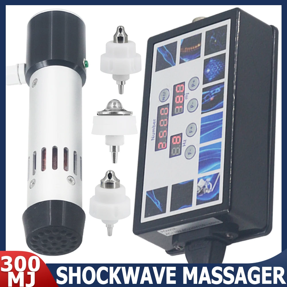 300MJ Shock Wave Therapy Machine For Effective ED Erectile Dysfunction Treatment Waist Pain Relief Massage Relaxation Shockwave