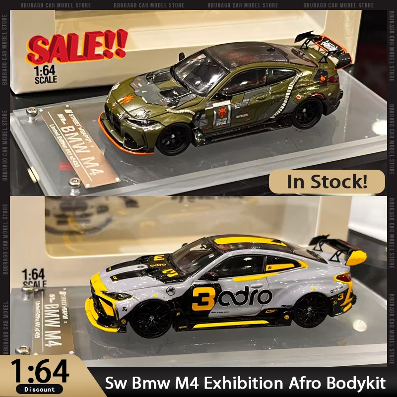 

Новый в наличии Sw 1:64 Bmw M4 Foshan Exhibition Limited Afro Bodykit Wide Body Kit Смола Модель автомобиля Миниатюрные литые под давлением игрушки на заказ