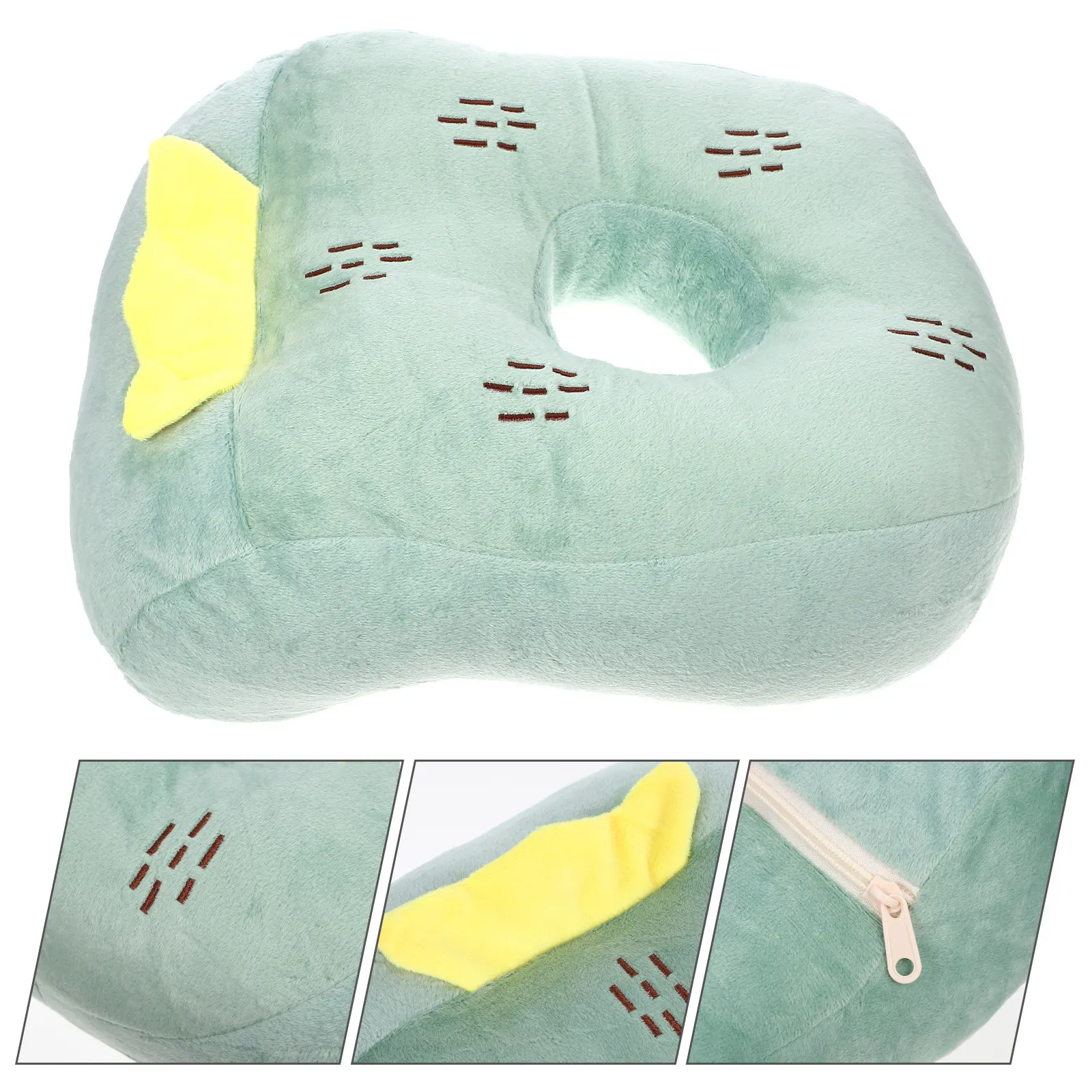 Versatile Nap Pillow for Office Classroom Travel with Arm Hole Curved Support Grooves Soft Elastic Mesh Down Sleeping