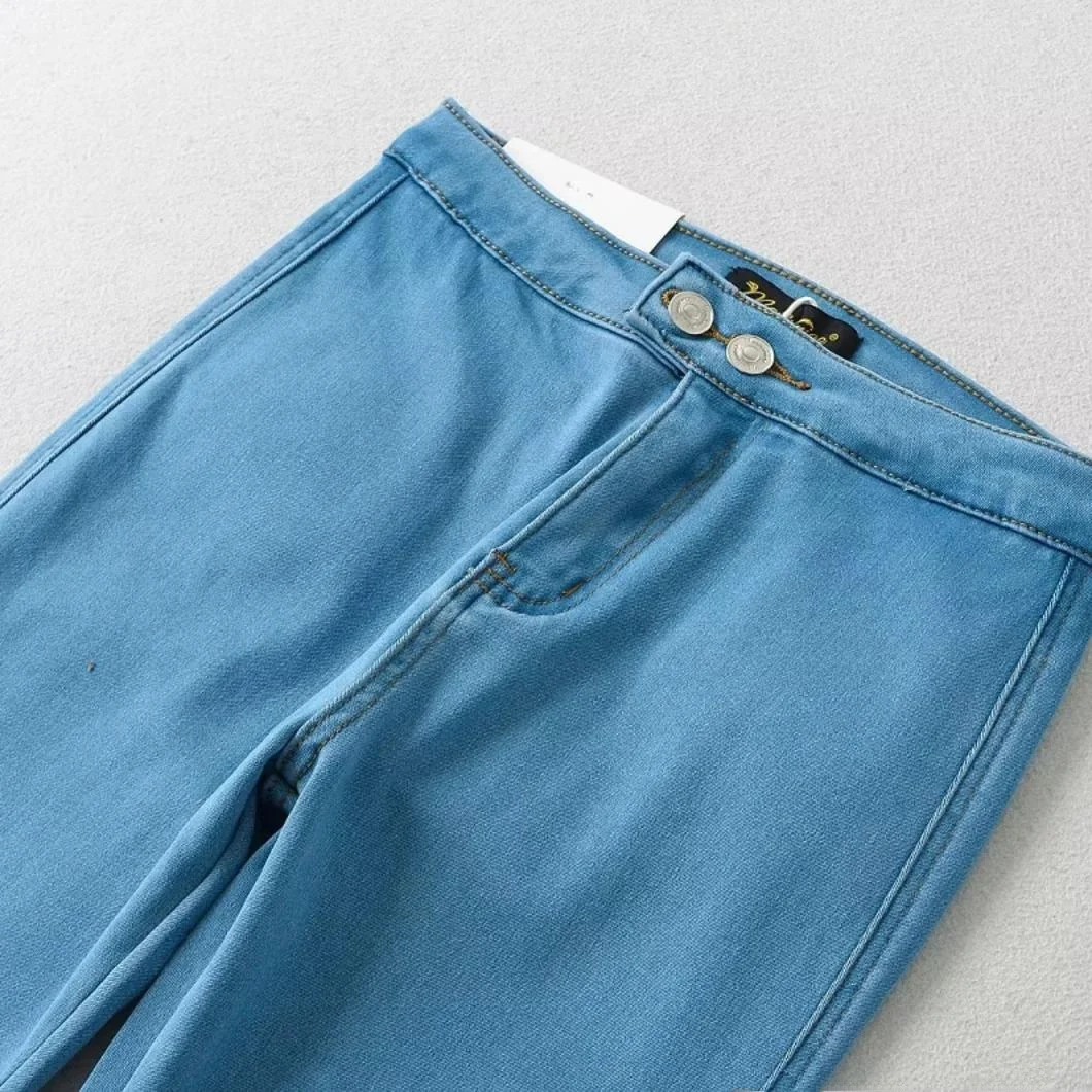 Superelastische Damen-Bleistiftjeans mit hoher Taille, enge Passform, Hüften, die hohe Taille und Bauchkontrolle verbessern, lange Hosen, Herbstsaison