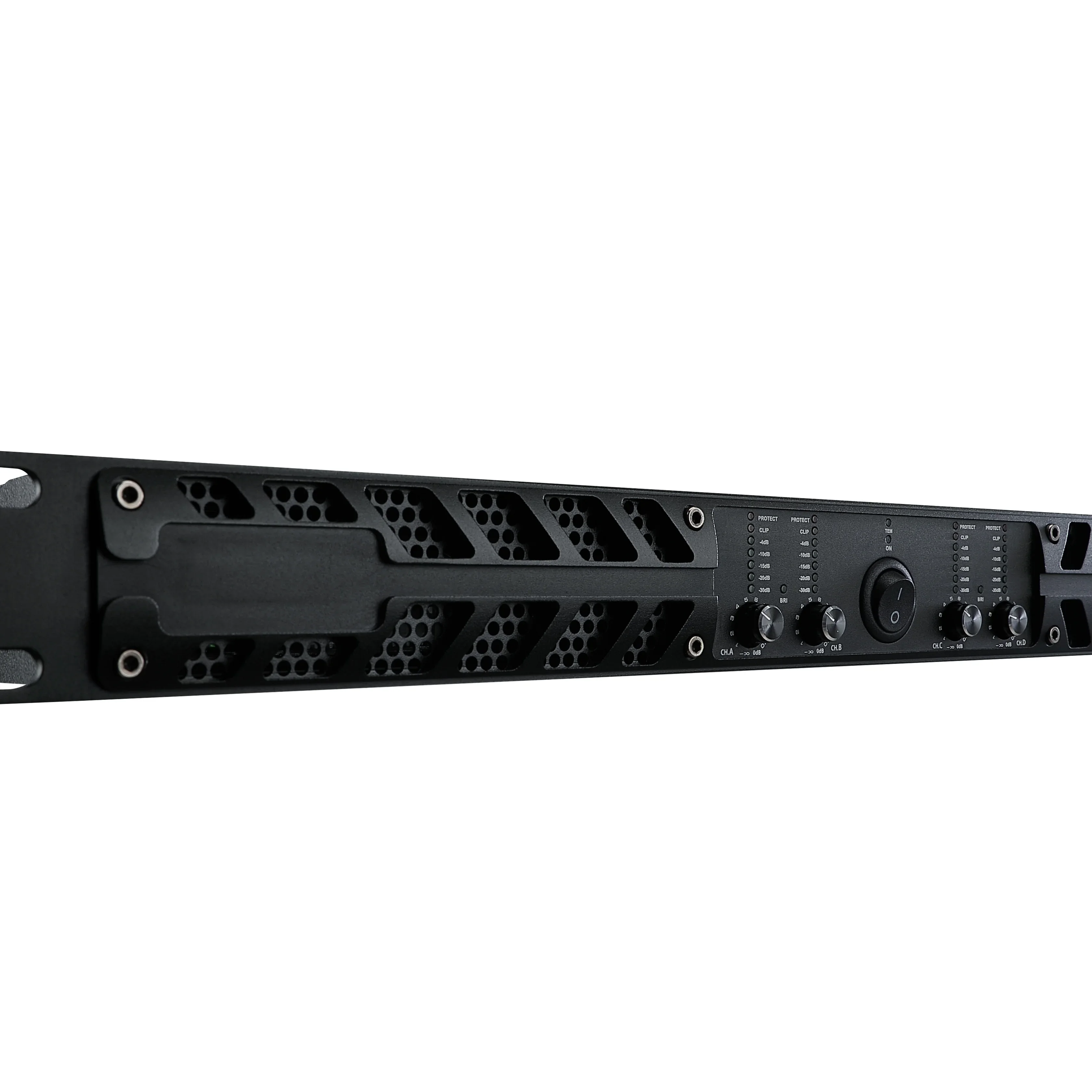 professional 1U four channels Digital power amplifier 1100w Suitable for High-end KTV and small shows