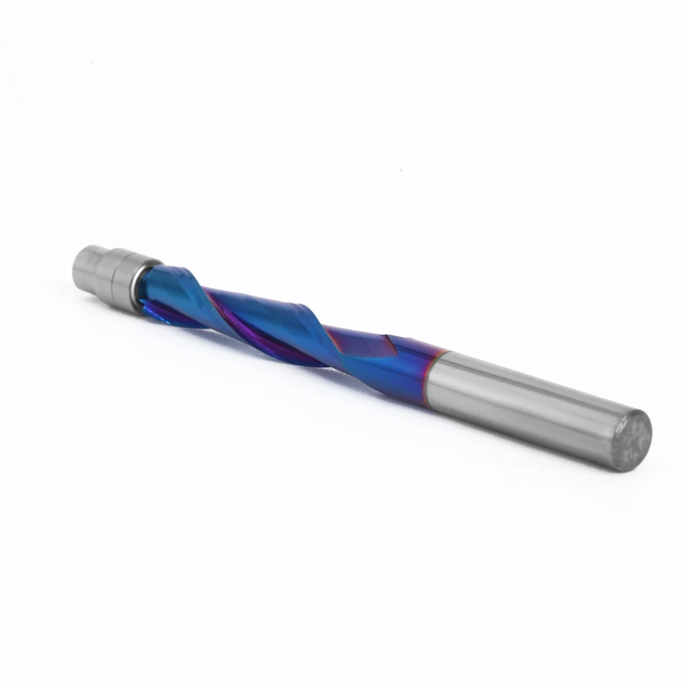 Imagem -02 - Lavie-solid Carbide End Mill Flush Trim Bits Router Fresas End Mill Reto Dois Flauta 635 Milímetros Shank Z07a072976