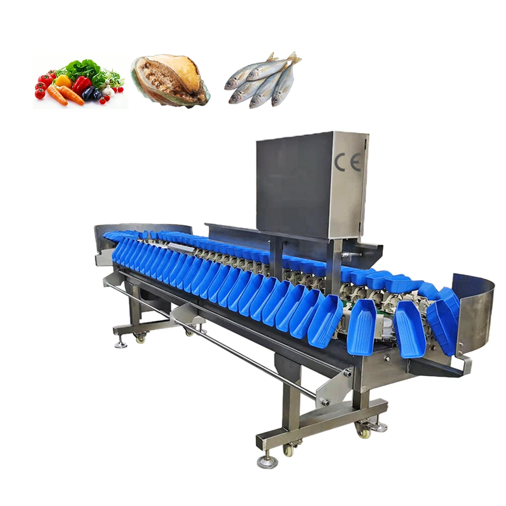 Tray weight sorter Food sorter Easy-to-operate fruit, beans, vegetables, seafood classifier