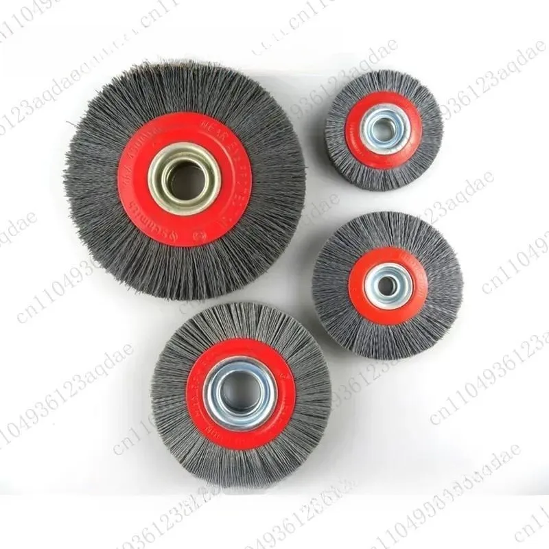 Abrasive Wire Wheel, Grinding Wheel Brush, Garden Plate Brush, Grinding Wire Hitting Wood  Steel Wire Brush,
