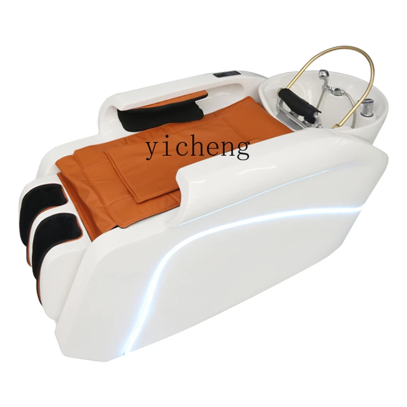 

YY Intelligent Electric Whole Body Massage Shampoo Bed Ceramic Basin Head Massage Integrated Bed