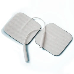 10 Pairs Electrode Pads With Conductive Gel For TENS Unit Size 5*5cm With Plug Hole 2.0mm