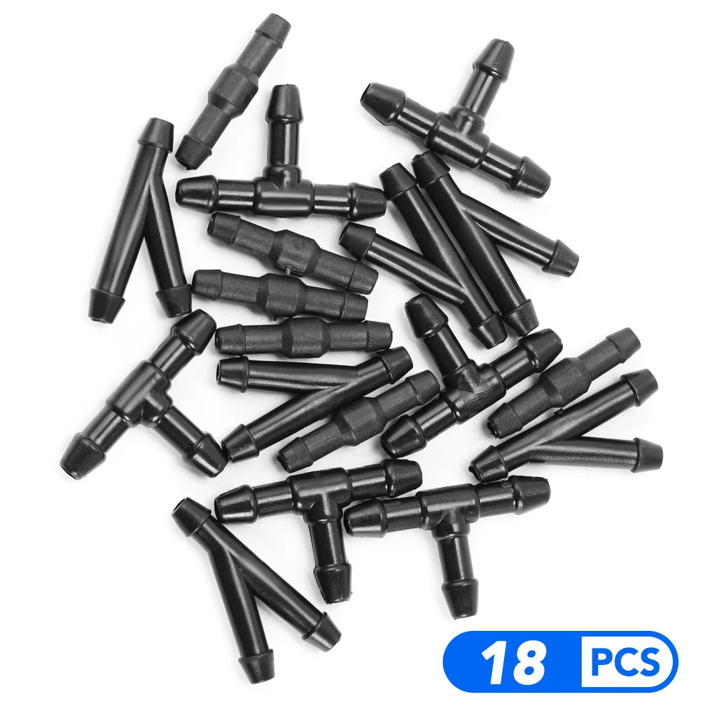 18PCS Car Windscreen Washer Joiner Pipe Connector for Citroen C5 C6 Berlingo C-Elysee C-Zero DS3 Jumpy Nemo