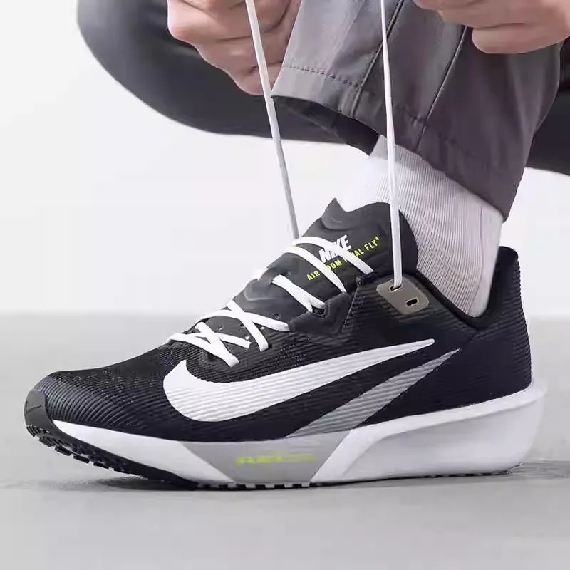 

Nike original men's sneakers AIR ZOOM RIVAL FLY 4 Breathable cushioned running shoes FV6040-001