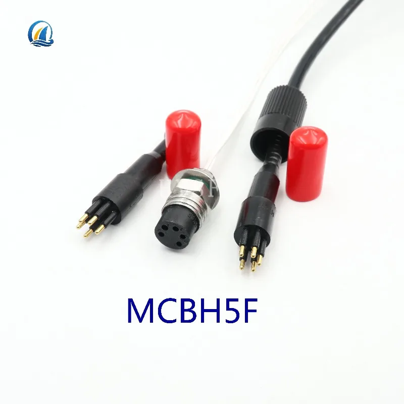 Subconn Standard Underwater Connector 5-core Male Female Pair Connector, Seawater Compatible Cable Waterproof Plug