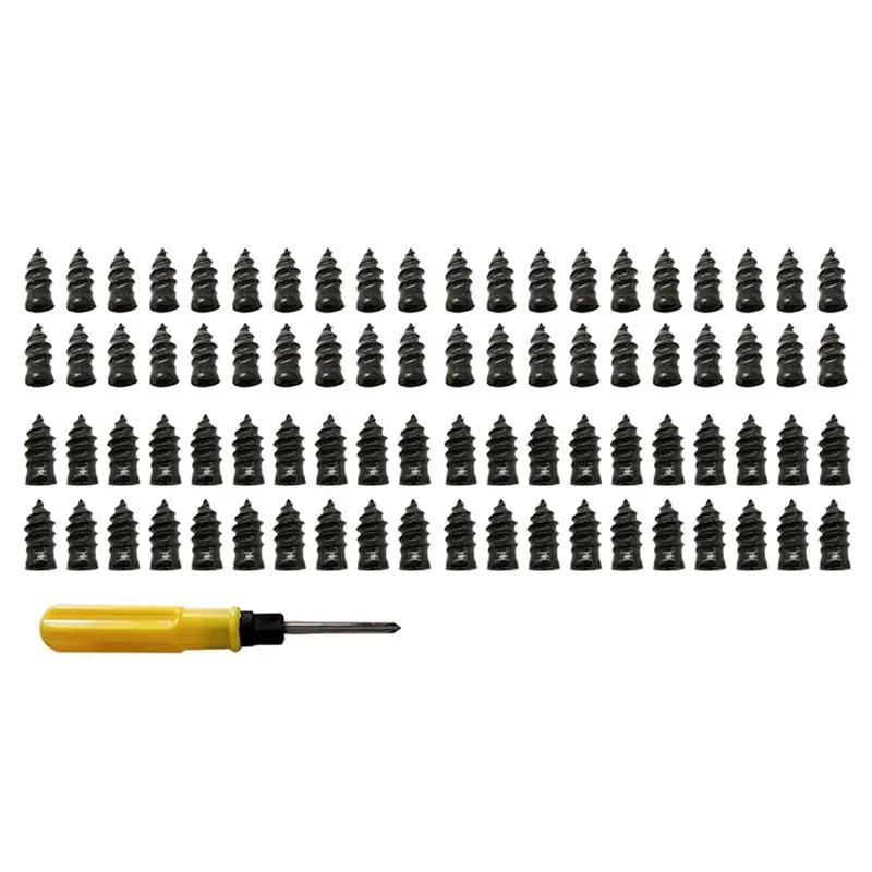 A69etire Repair Glue Nails, Vacuum Tire Repair Screws, Quick Tool Self-Service Tire Repair Nails, Tire Repair Kits Durable (80PC