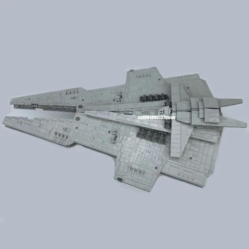 NEW 6392PCS star battle Movie UCS Harrower-Class Dreadnought space fighter model DIY creative ideas ChildToy AssemblyPuzzle Gift