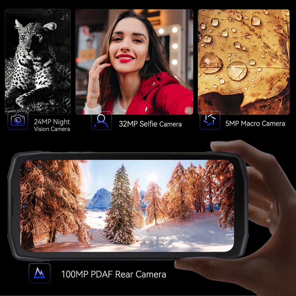 Imagem -04 - Cubot Kingkong Star Robusto Smartphone 5g 24gb Ram12gb+12gb Estendido 256gb Rom Tela 2k de 678 Dimensity 700 Octa-core Câmera de 100mp 10600mah Carga de 33w Nfc 4g Celular Adicionar ao Carrinho e Coleção