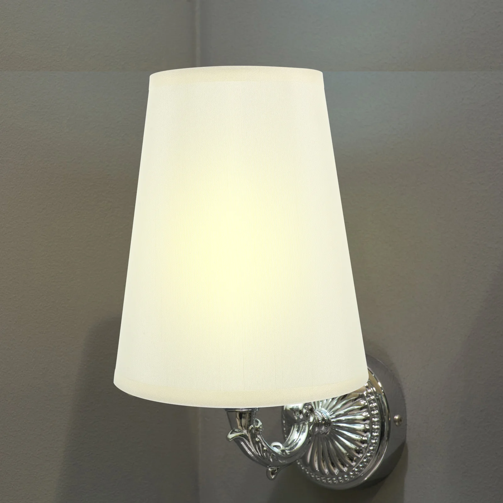 

Semi-Circular Lampshade For Desk Lamp E14 Bulb Decorative Cloth Replacement Shade Small Bedside Light Cover Modern Household