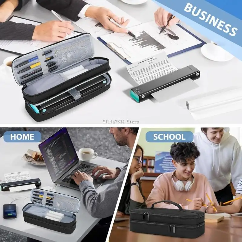  Printer Storage Case Double Layered for Office and Travel Printer Storage Bag